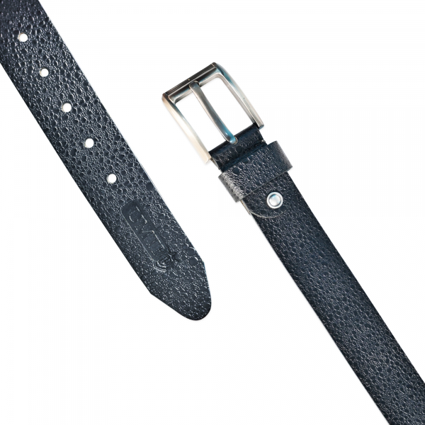 UMTI® Gürtel Herren Ledergürtel aus Büffelleder für Männer 25- (23A) Jeans Echtleder 35mm breit kürzbar Neu